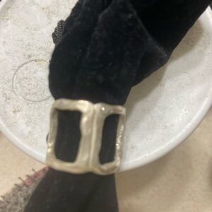 Sterling matte silver ring size 6